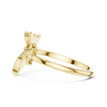 Lysavienne Bow Pavé Diamond Ring