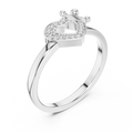 Amelienne Heart Pavé  Diamond Ring