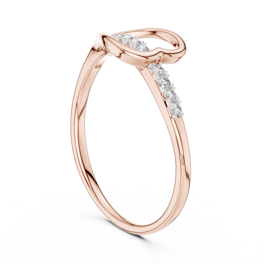 Seravienne Infinity Loop Diamond Ring