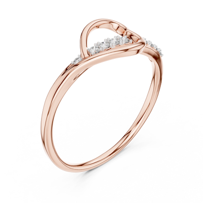 Seravienne Infinity Loop Diamond Ring