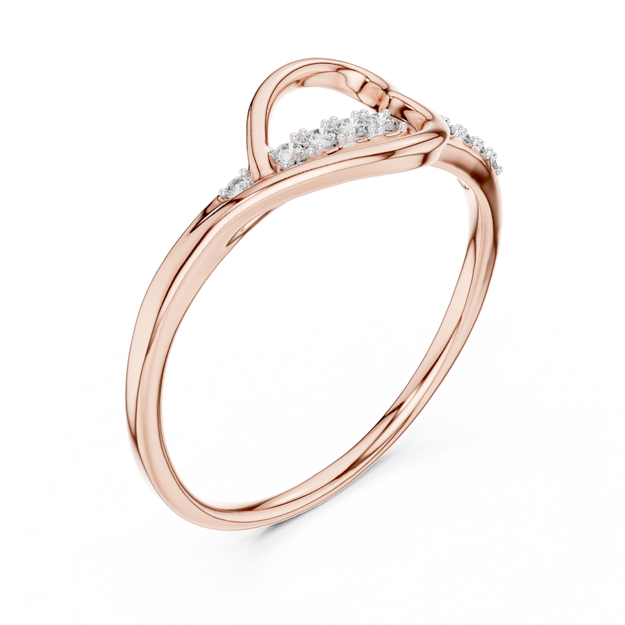 Seravienne Infinity Loop Diamond Ring