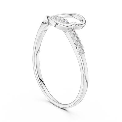 Seravienne Infinity Loop Diamond Ring