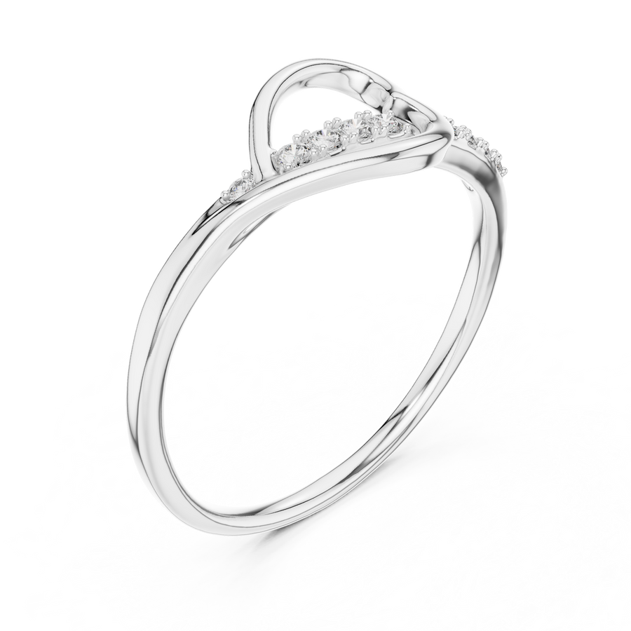 Seravienne Infinity Loop Diamond Ring