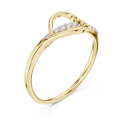Seravienne Infinity Loop Diamond Ring