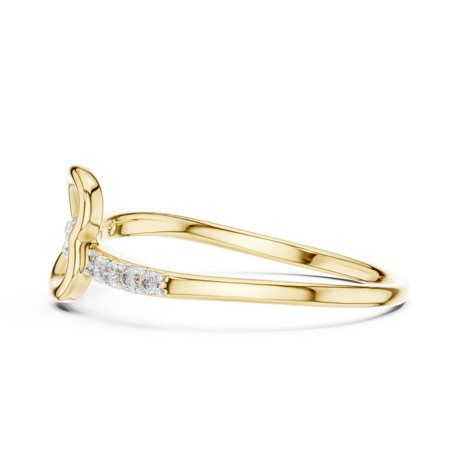 Seravienne Infinity Loop Diamond Ring