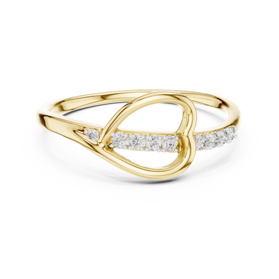 Seravienne Infinity Loop Diamond Ring