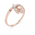 Avelisse Curved Duo-Size  Diamond Ring