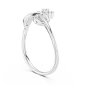 Elowen Twisted Floral Diamond Ring