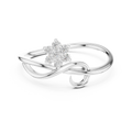 Elowen Twisted Floral Diamond Ring