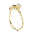 Elowen Twisted Floral Diamond Ring