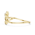 Elowen Twisted Floral Diamond Ring