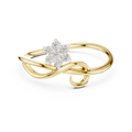Elowen Twisted Floral Diamond Ring