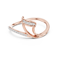 Elowira Sculpted Curve Diamond Ring