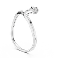 Elowira Sculpted Curve Diamond Ring