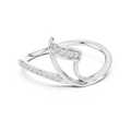 Elowira Sculpted Curve Diamond Ring