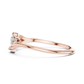 Elowelle Curved Harmony  Diamond Ring