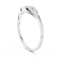 Elowelle Curved Harmony  Diamond Ring