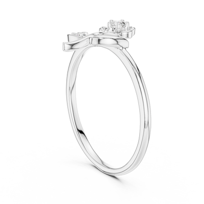 Elowyn Floral Bloom Diamond Ring