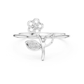 Elowyn Floral Bloom Diamond Ring