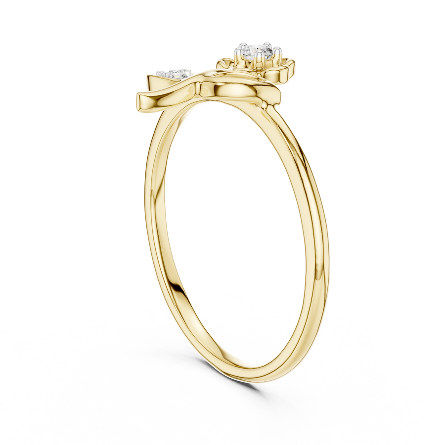 Elowyn Floral Bloom Diamond Ring