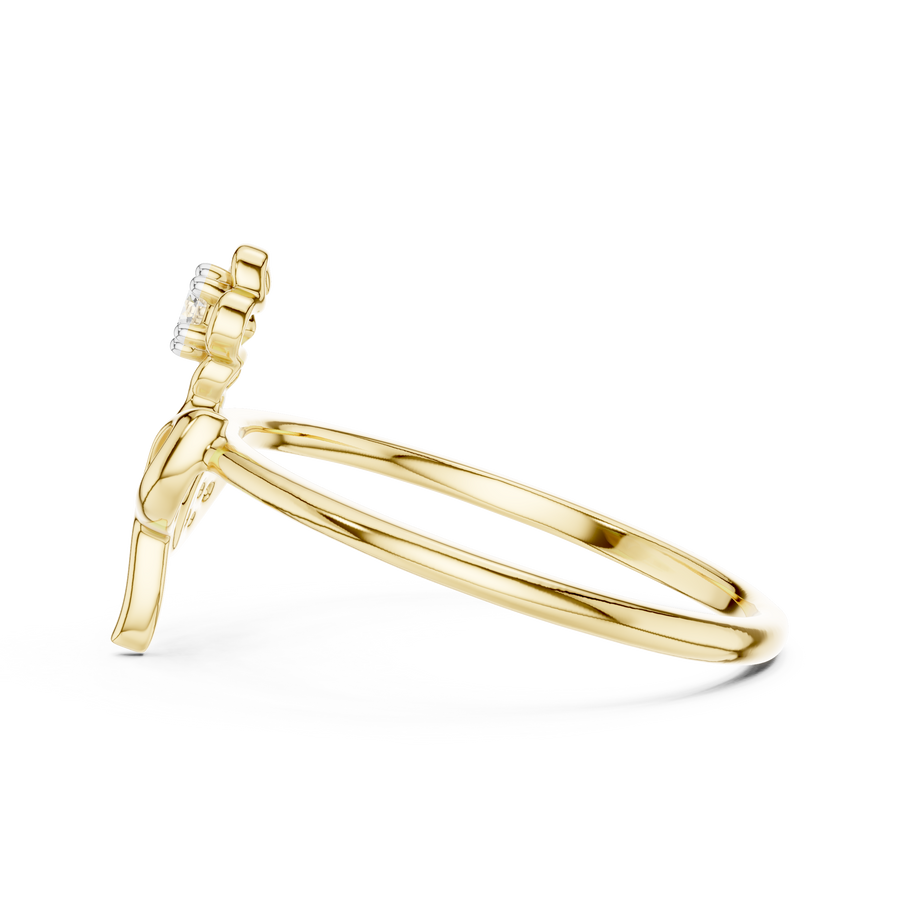 Elowyn Floral Bloom Diamond Ring