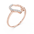 Amelisse Heartline  Diamond Ring