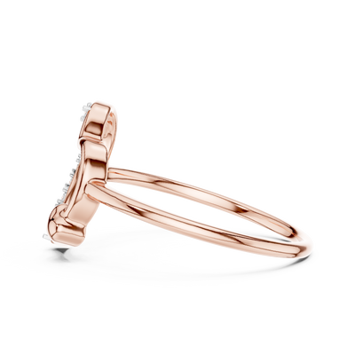 Amelisse Heartline  Diamond Ring