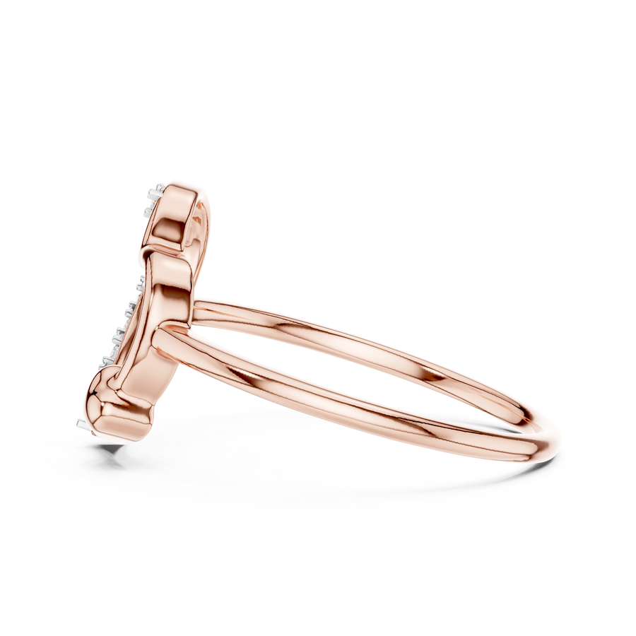 Amelisse Heartline  Diamond Ring