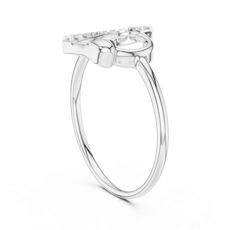 Amelisse Heartline  Diamond Ring