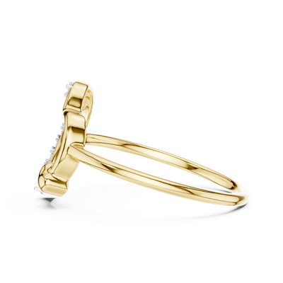Amelisse Heartline  Diamond Ring