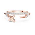 Elavienne Crossline Pavé  Diamond Ring