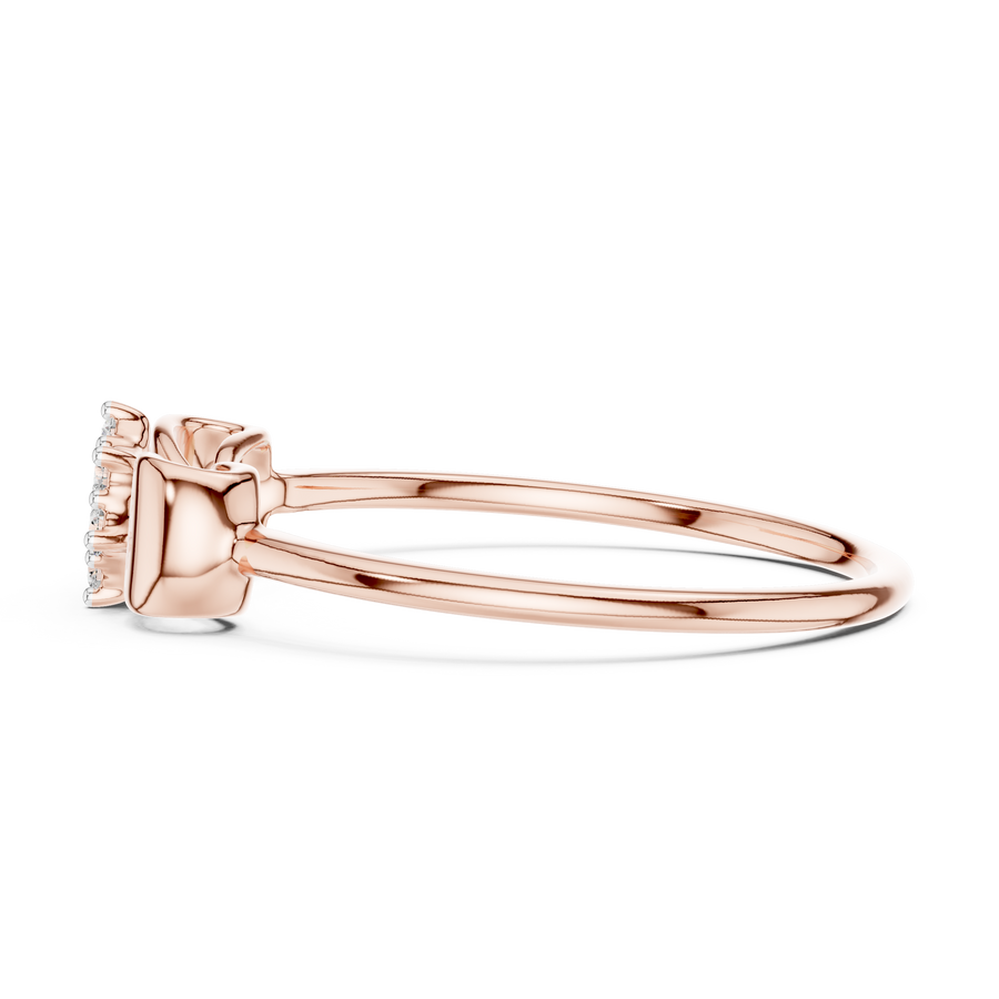 Aurellia Bow Accent  Diamond Ring