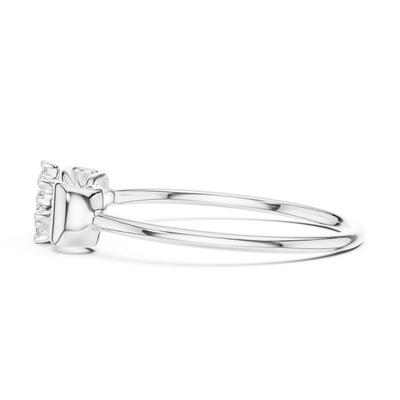 Aurellia Bow Accent  Diamond Ring