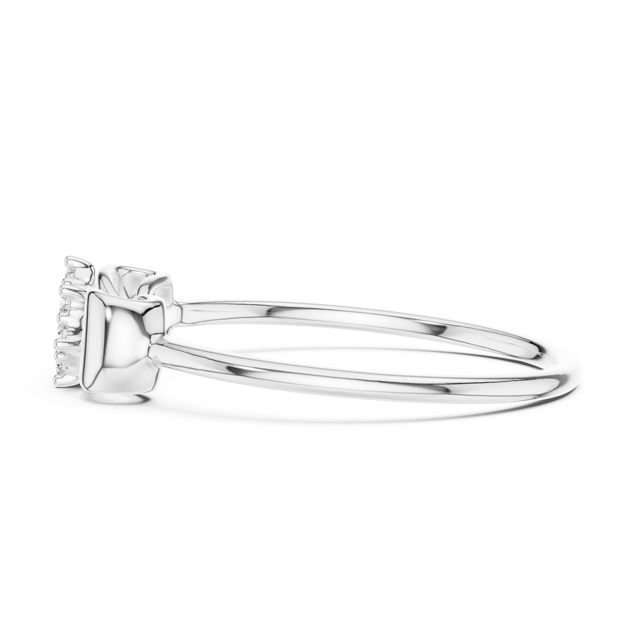 Aurellia Bow Accent  Diamond Ring
