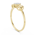 Aurellia Bow Accent  Diamond Ring