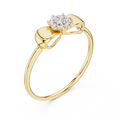 Aurellia Bow Accent  Diamond Ring
