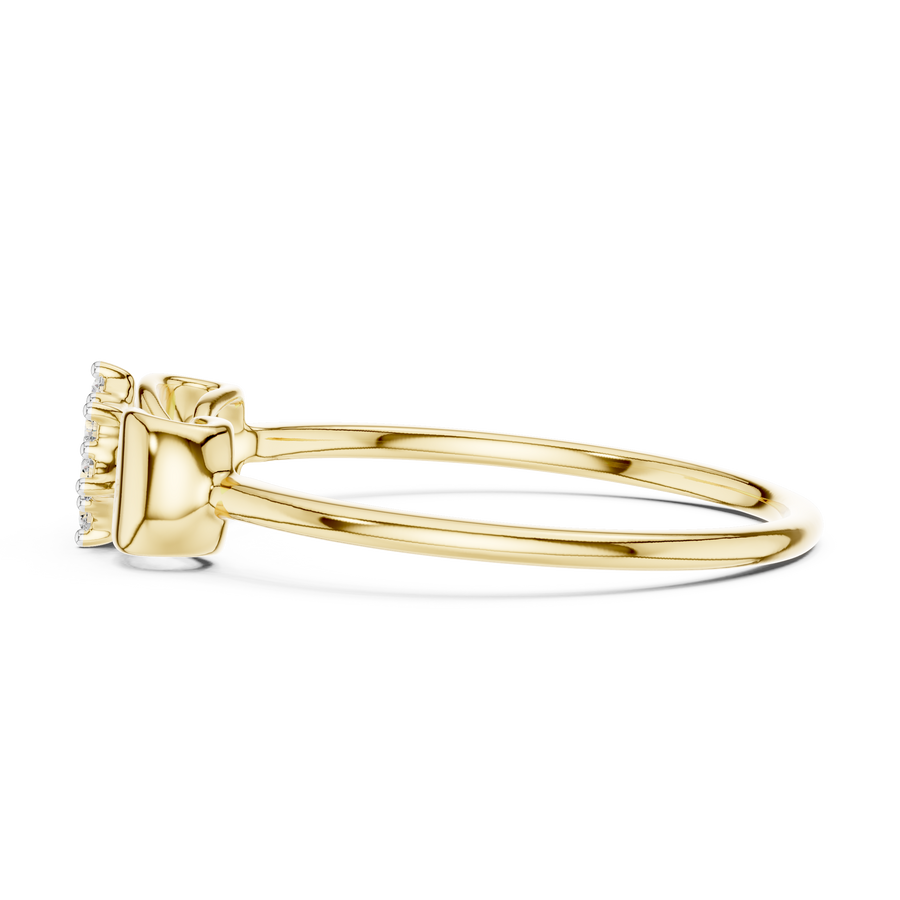 Aurellia Bow Accent  Diamond Ring