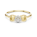 Aurellia Bow Accent  Diamond Ring