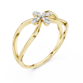 Bellavienne Bow Cluster Diamond Ring