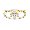 Bellavienne Bow Cluster Diamond Ring