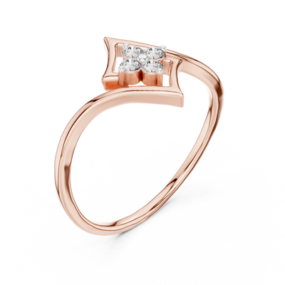 Celestielle Diamond Frame Ring