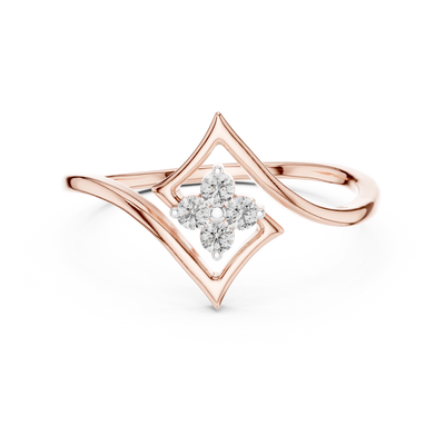 Celestielle Diamond Frame Ring