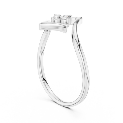 Celestielle Diamond Frame Ring