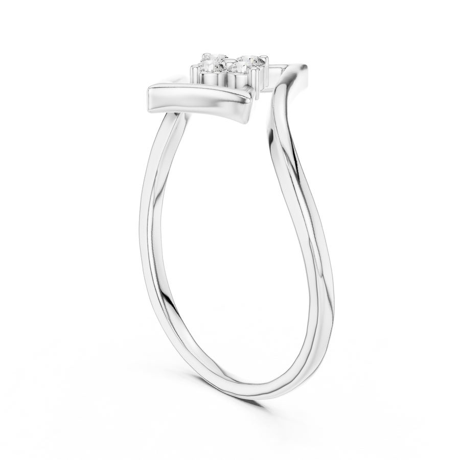 Celestielle Diamond Frame Ring