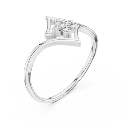 Celestielle Diamond Frame Ring