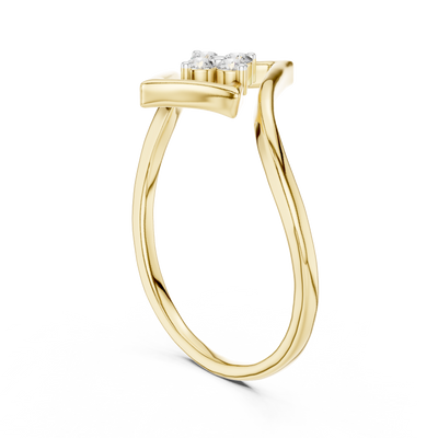 Celestielle Diamond Frame Ring