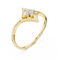 Celestielle Diamond Frame Ring