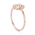 Amourielle Twin-Loop Diamond Ring