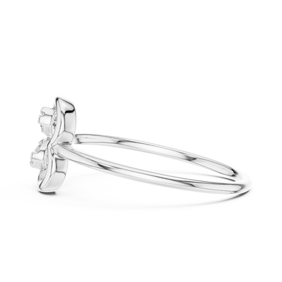 Amourielle Twin-Loop Diamond Ring