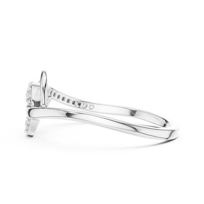 Elavienne Twisted Infinity Diamond Ring